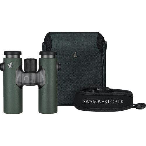 Swarovski 10x30 CL Companion Binocular (Green Wild Nature Accessories Package)