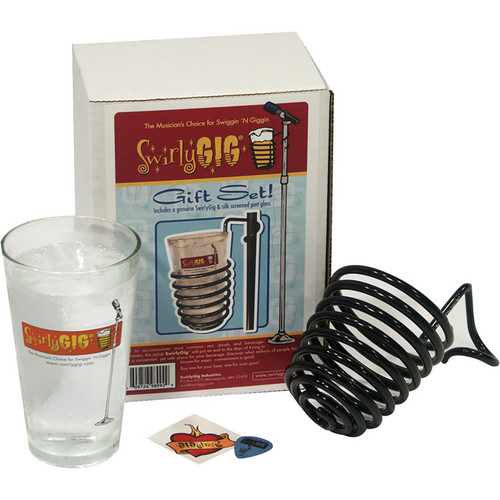 SwirlyGig Drink Holder Gift Set (Black)