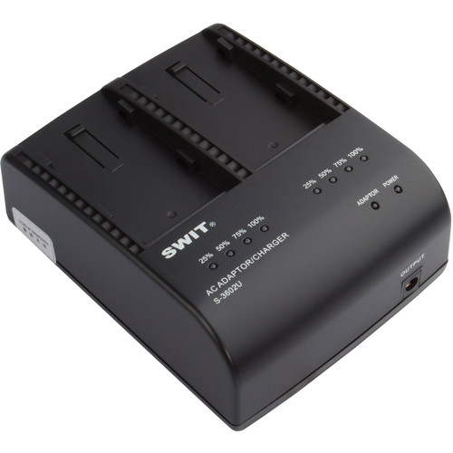SWIT S-3602U 2-ch BP-U Charger and Adaptor