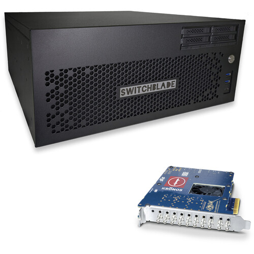 Switchblade Systems LPU4 Enterprise with vMix Pro & Bluefish444 Kronos K8 8-Channel SDI I/O