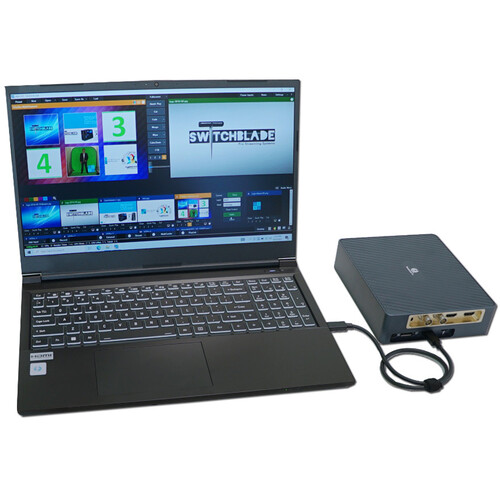 Switchblade Systems Flyte Laptop Production System with vMix 4K& SDI/HDMI Capture Interface