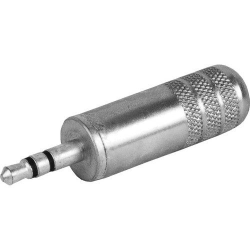 Switchcraft 3.5mm TRS Male Cable Connector (Nickel Handle Tin-Plated Connector)