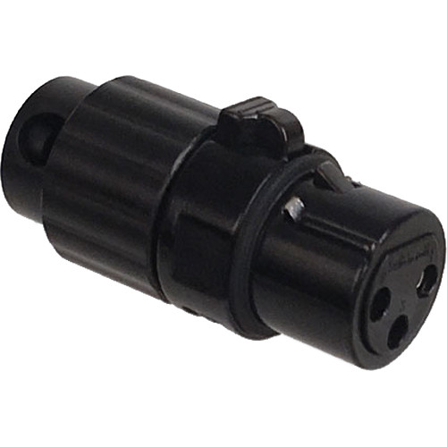 Switchcraft AAA Series Low Profile 3-Pin Right-Angle XLR Female Connector (Black)