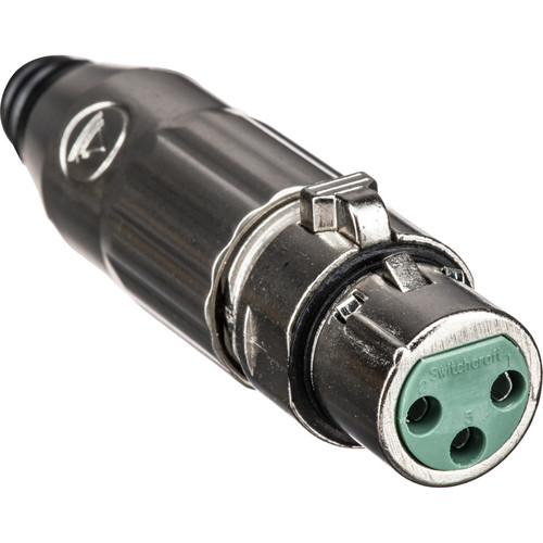 Switchcraft AAA Series 3-Pin XLR Female Cable-Mount Connector (Nickel Shell Silver Contacts)