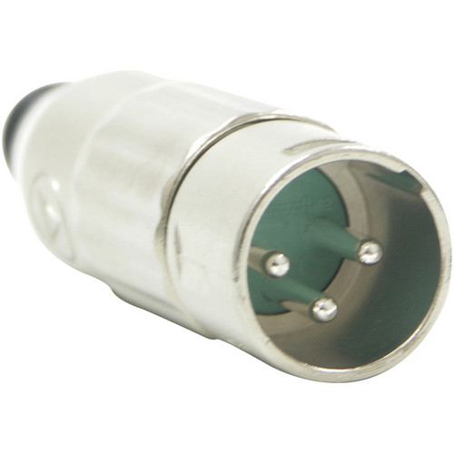 Switchcraft AAA Series 3-Pin XLR Male Cable-Mount Connector (Nickel Shell Silver Contacts)