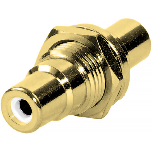 Switchcraft BPJJ Series Feed-Through Bulkhead Phono Jack (Gold Plating Red Insulator)