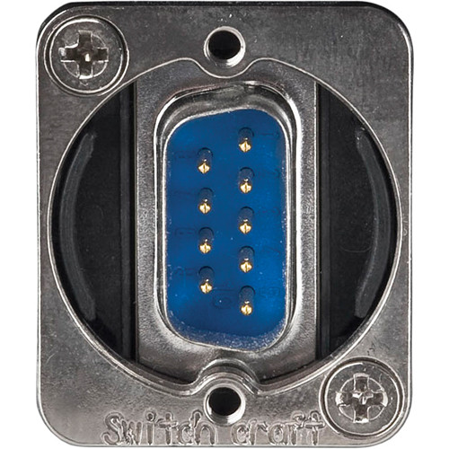 Switchcraft EH Series 9-Pin D-Sub Male to Female (Nickel)