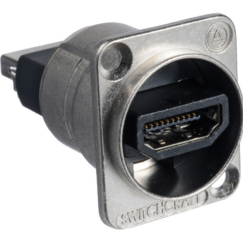 Switchcraft EH Series HDMI Feed-Through Connector (Nickel)