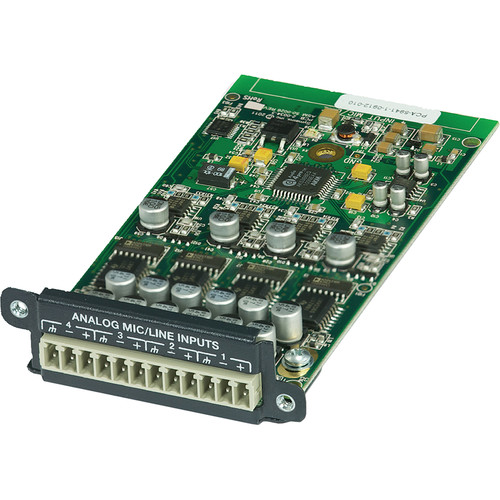 Symetrix 4Channel Analog Input Card 4 CHANNEL ANLG INPUT CARD