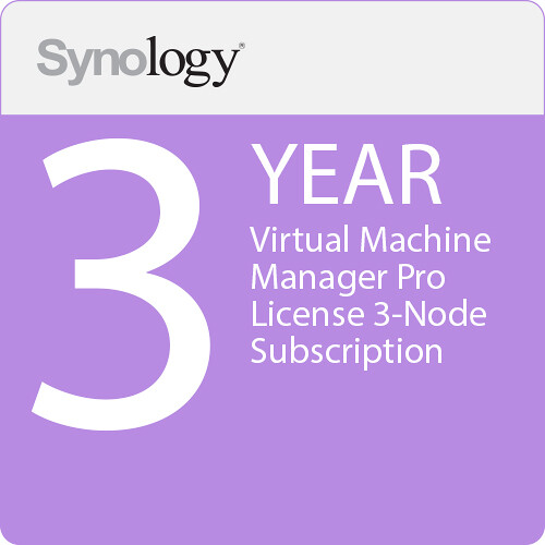 Synology Virtual Machine Manager Pro (3-Node 3-Year Subscription)