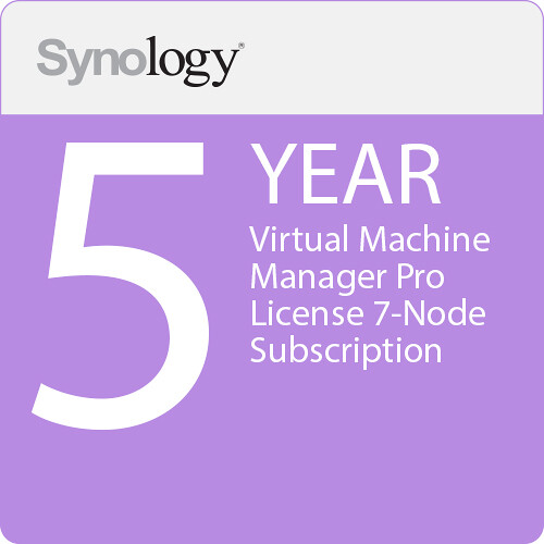 Synology Virtual Machine Manager Pro (7-Node 5-Year Subscription)