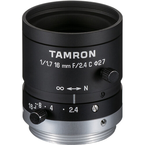 Tamron M117FM16 C-Mount 16mm Fixed Focal Lens