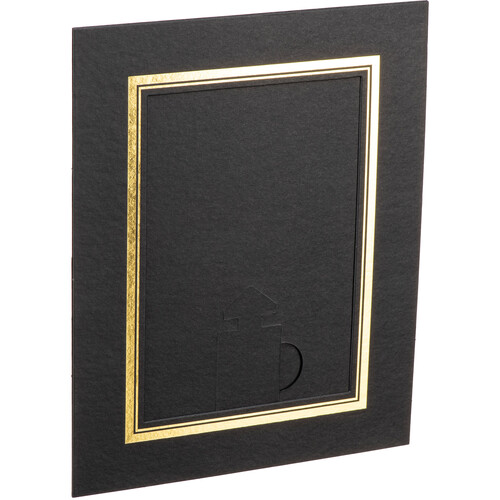 Tap Aster Easel (25-Pack Black/Gold 5 x 7
