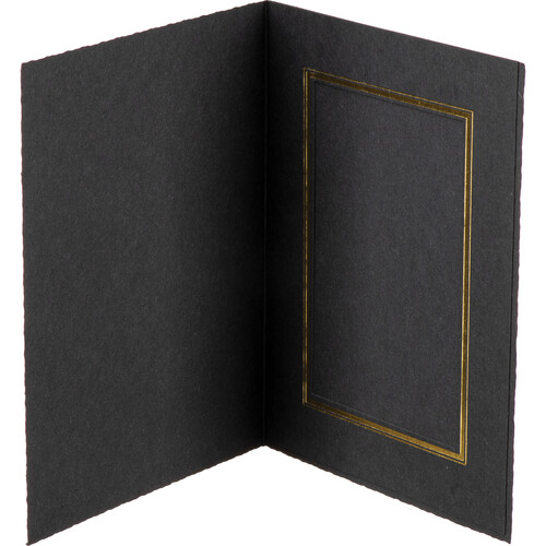 Tap Profit Line T-50 Portrait Folders (25-Pack Black/Gold 4 x 6