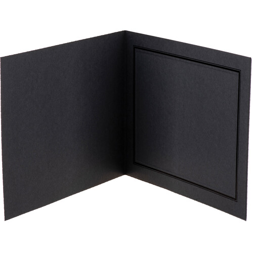Tap Profit Line T-50 Portrait Folders (25-Pack Black 10 x 8