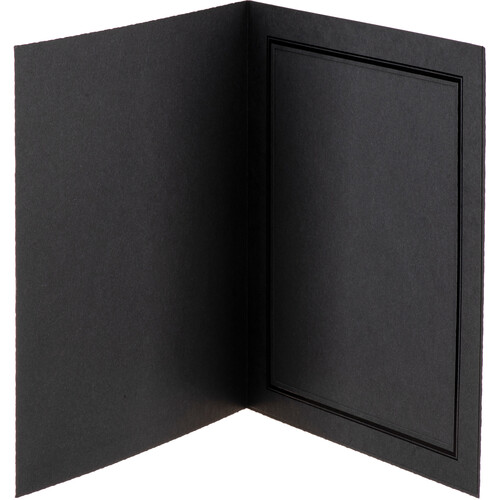 Tap Profit Line T-50 Portrait Folders (25-Pack Black 8 x 10