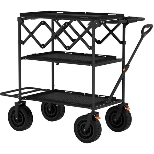 TARION Titanrig Foldable Production Cart (Base Model Black)