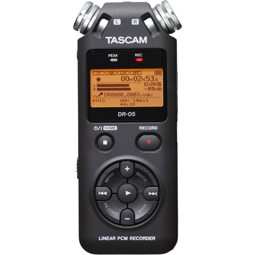 Tascam DR-05 Digital Audio Recorder Kit with Shotgun Microphone