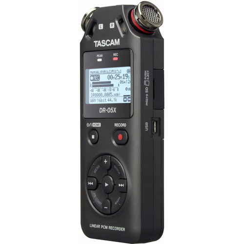 Tascam DR-05X Stereo Handheld Digital Audio Recorder DR-05X B&H