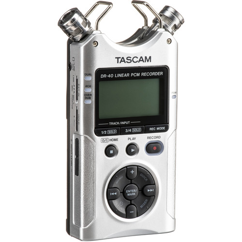 Tascam DR40 4Channel / 4Track Portable Audio Recorder DR40S