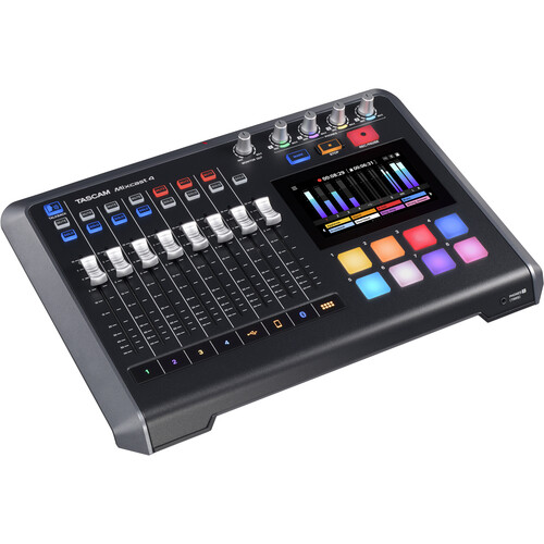 TASCAM Mixcast 4 Podcast Mixer Recorder and USB Audio Interface