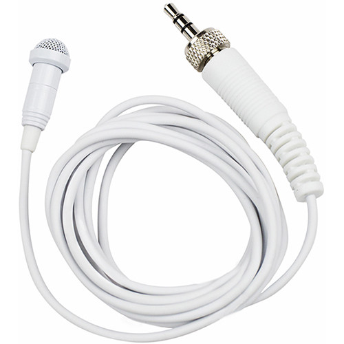 TASCAM TM-10LW Lavalier Microphone for DR-10L Digital Recorder (White)