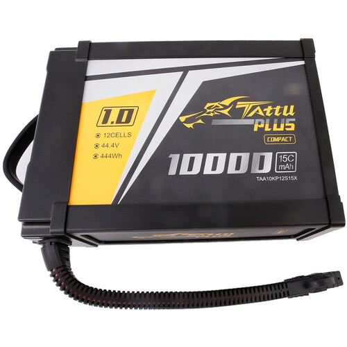 Tattu Plus 12-Cell 44.4V LiPo Smart Battery Pack with XT90-S Plug Compact Version 1.0 (10000mAh)