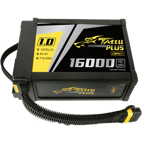 Tattu Plus 12-Cell 44.4V LiPo Smart Battery (16000mAh AS150U)