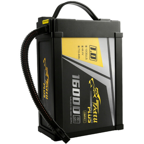 Tattu Plus 12-Cell 44.4V LiPo Smart Battery (16000mAh XT90-S)