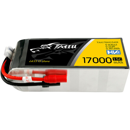 Tattu G-Tech 6-Cell 22.8V LiPo Battery (17000mAh AS150 + XT150)