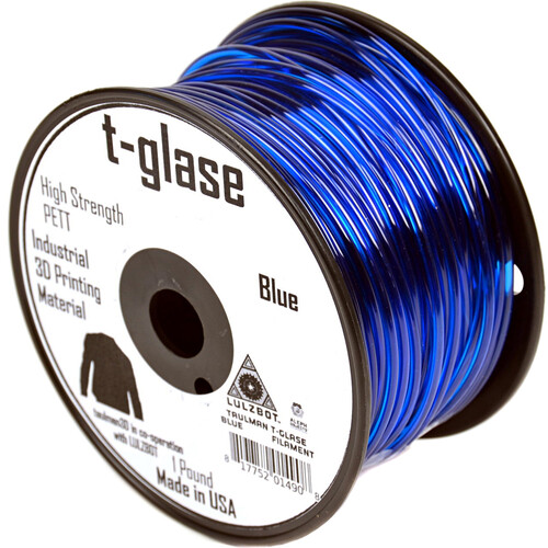 taulman3D 2.85mm t-glase Filament (Blue 0.5kg 512')