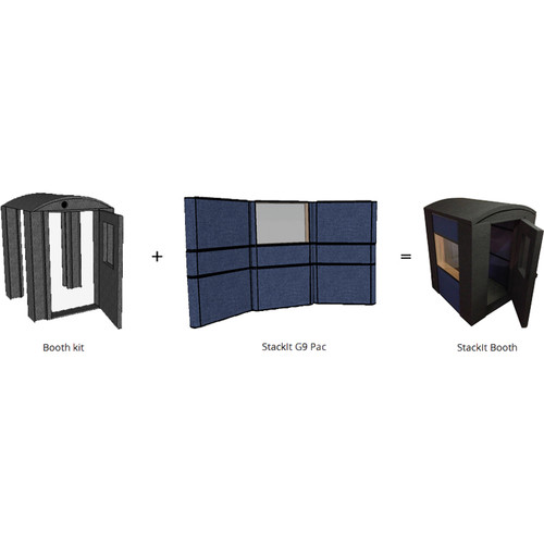 Taytrix 9-Piece Gobo Package Kit with StackIt 4 x 4 Booth