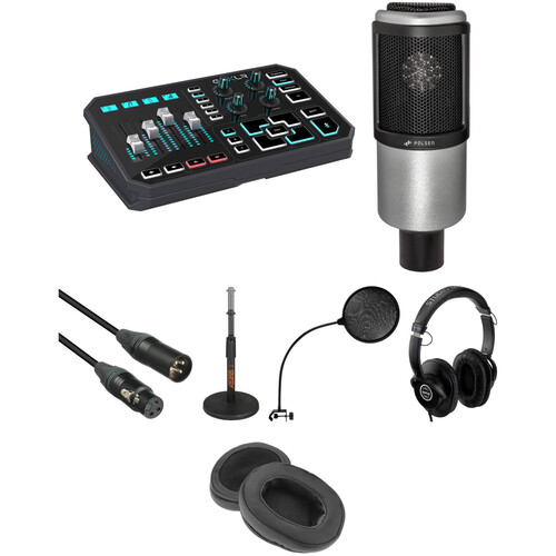 TCHelicon GoXLR Kit with Microphone, Desktop Stand, Cables B&H