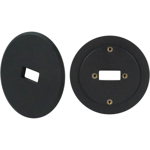 TechLogix Networx Blank Grommet Insert for MOFO PT Series Snap-In Inserts (Black)