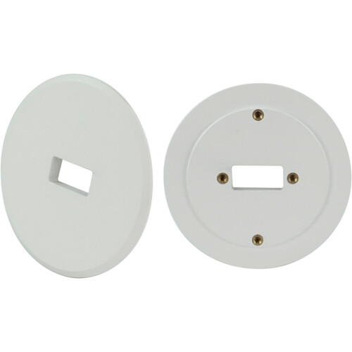 TechLogix Networx Blank Grommet Insert for MOFO PT Series Snap-In Inserts (White)