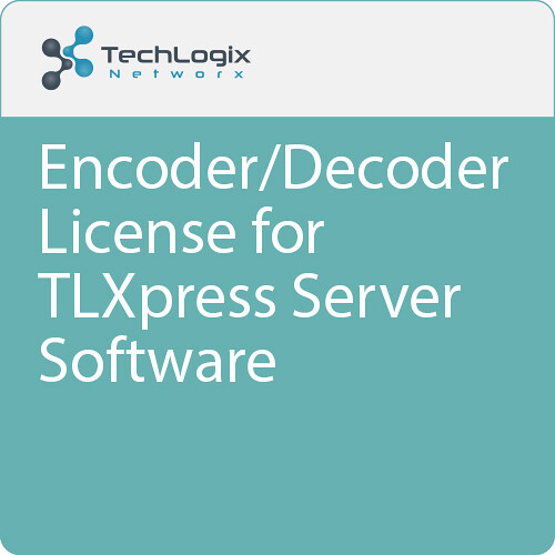 TechLogix Networx 1-Year Encoder/Decoder License for TLXpress Server Software (Download)