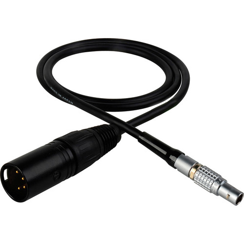 TecNec 2-Pin LEMO to 4-Pin Male XLR Teradek Power Cable for Teradek Series Cube (12