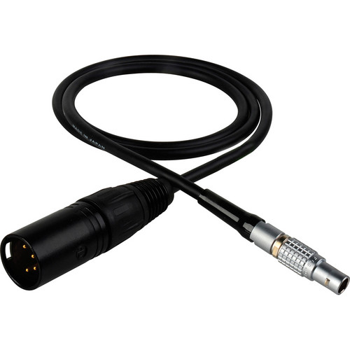 TecNec 2-Pin LEMO to 4-Pin Male XLR Teradek Power Cable for Teradek Series Cube (24