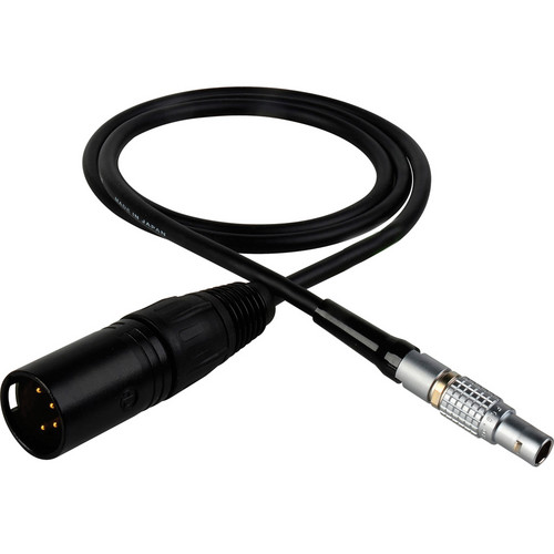 TecNec 2-Pin LEMO to 4-Pin Male XLR Teradek Power Cable for Teradek Series Cube (36