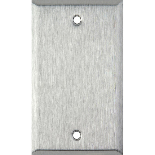 TecNec 1-Gang Blank Wall Plate (Brass)
