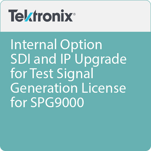 Telestream SDI/IP Test Signal Generation License for SPG9000