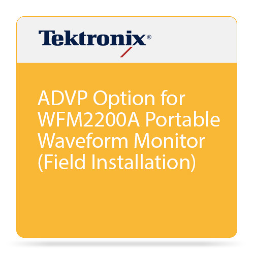 Telestream ADVP Option for WFM2200A Portable Waveform Monitor (Field Installation)