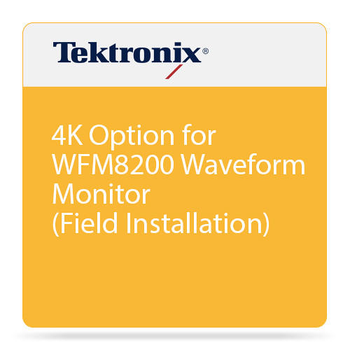 Telestream 4K Option for WFM8200 Waveform Monitor (Field Installation)