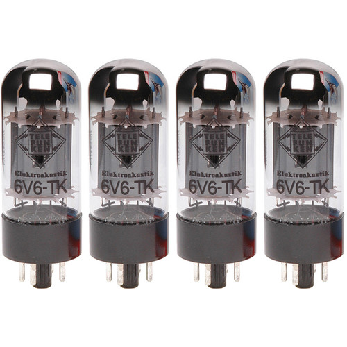 Telefunken 6V6-TK Black Diamond Series Vacuum Tubes (Matched Set of Four)