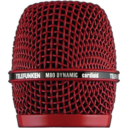 TELEFUNKEN Elektroakustik HD03-RED | M80 Replacement Microphone Grill Red