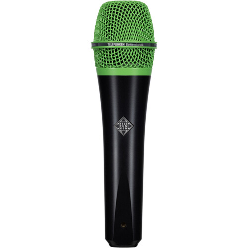 Telefunken M80 Custom Handheld Supercardioid Dynamic Microphone (Black Body Green Grille)