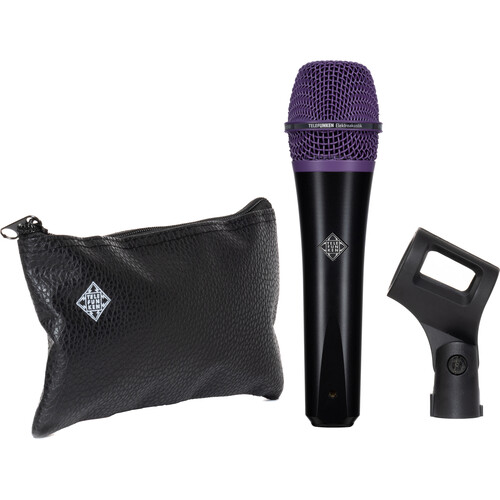 Telefunken M80 Custom Handheld Supercardioid Dynamic Microphone (Black Body Purple Grille)