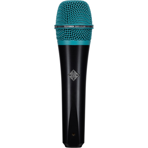 Telefunken M80 Custom Handheld Supercardioid Dynamic Microphone (Black Body Turquoise Grille)