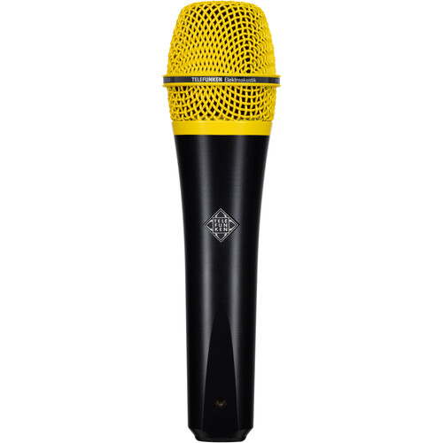 Telefunken M80 Custom Handheld Supercardioid Dynamic Microphone (Black Body Yellow Grille)