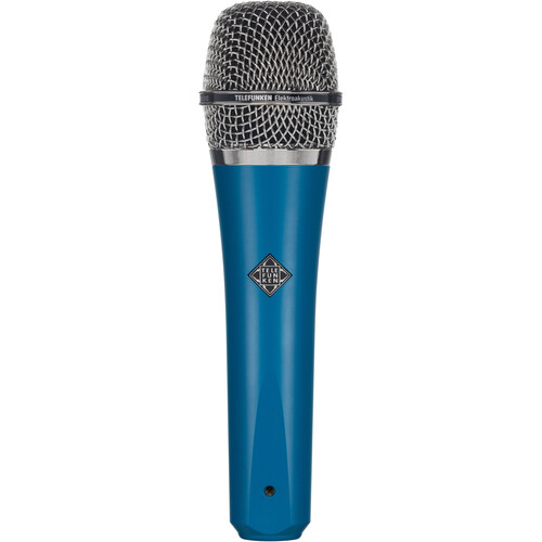 Telefunken M80 Custom Handheld Supercardioid Dynamic Microphone (Blue Body Chrome Grille)